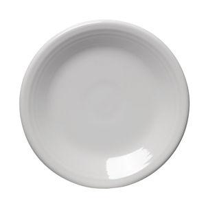 White Classic Rim 9 Inch Luncheon Plate