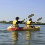 Paddle boarding and kayaking