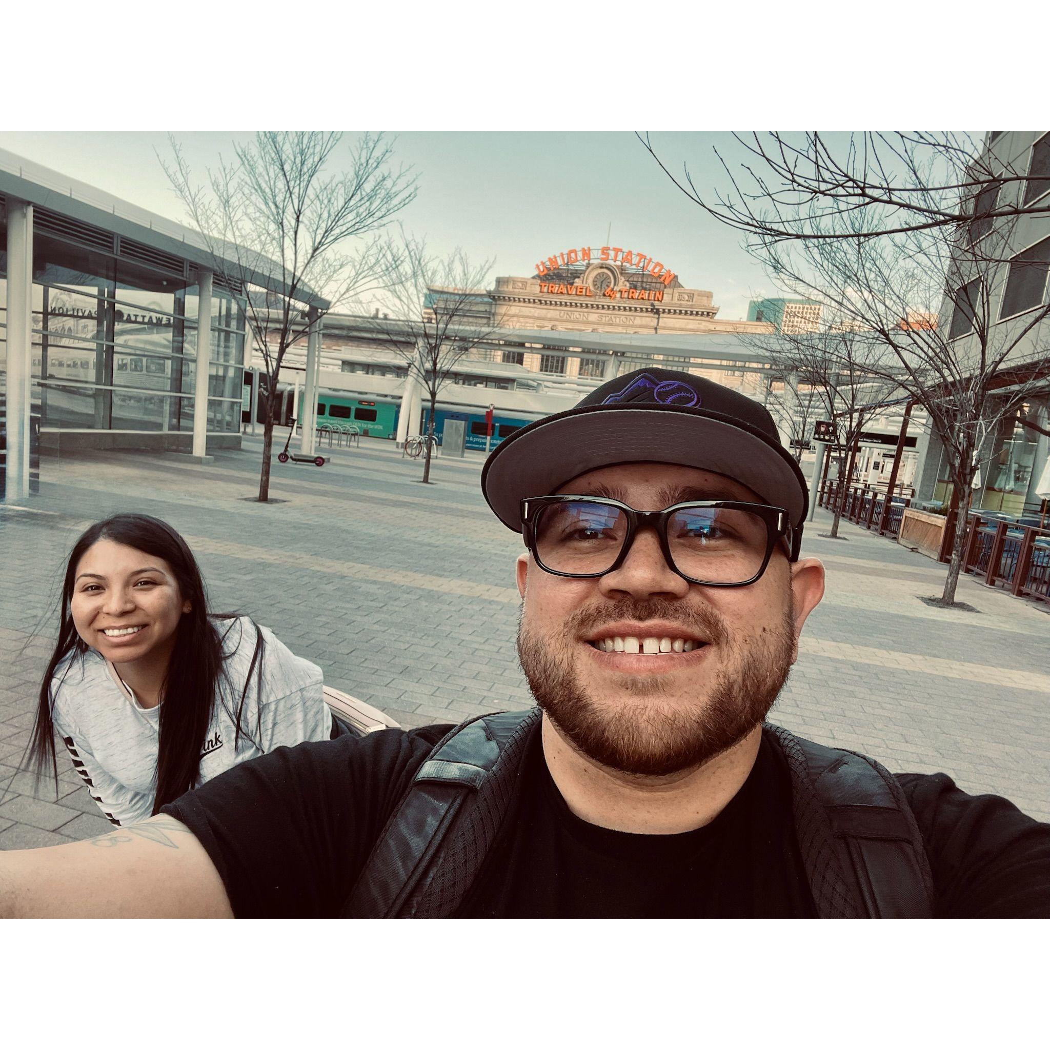 Our arrival at Denver's Union Station