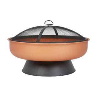 Origin 21 29.53-in W Steel Round Portable Wood-Burning Fire Pit