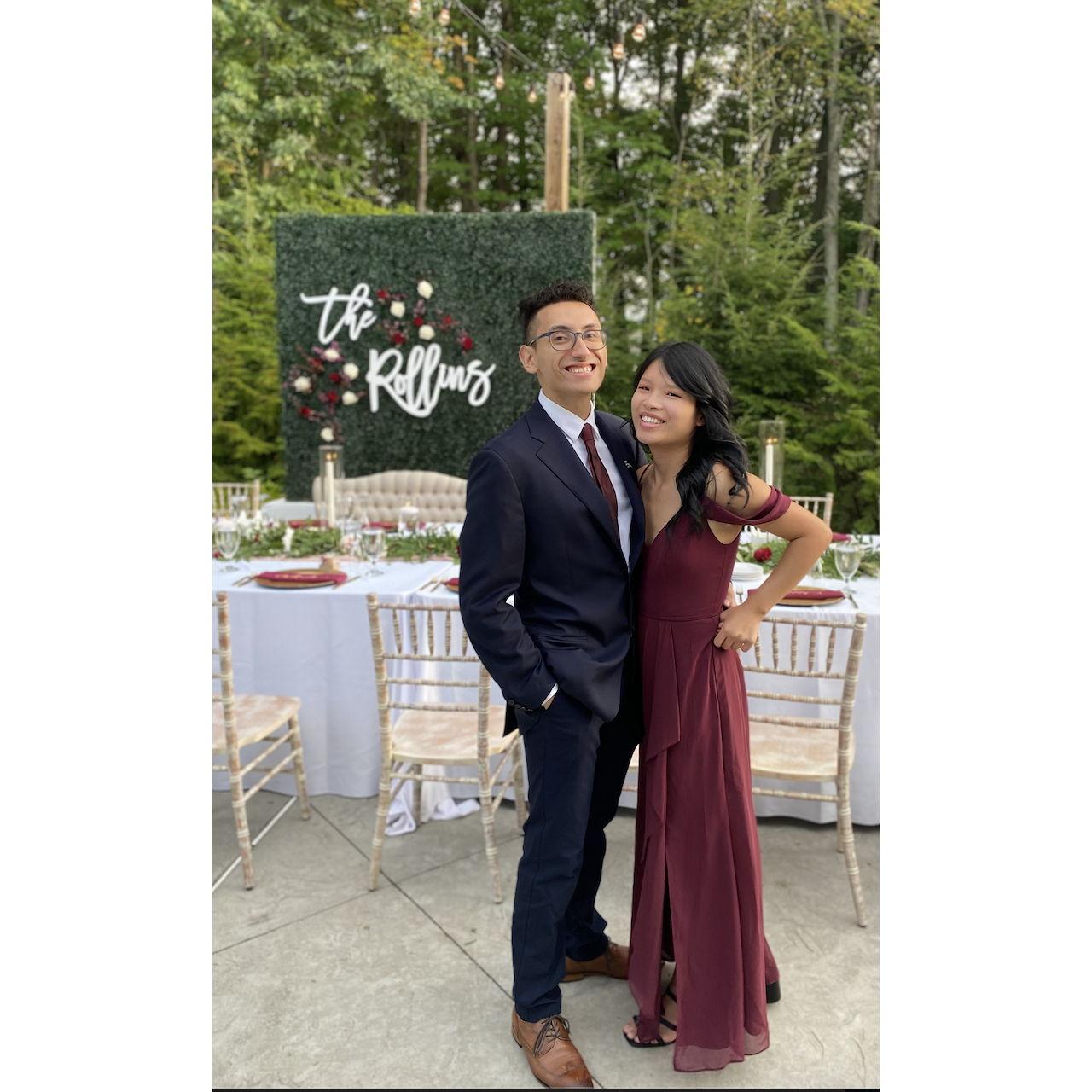 September 2021 - Linda Rollin's wedding
