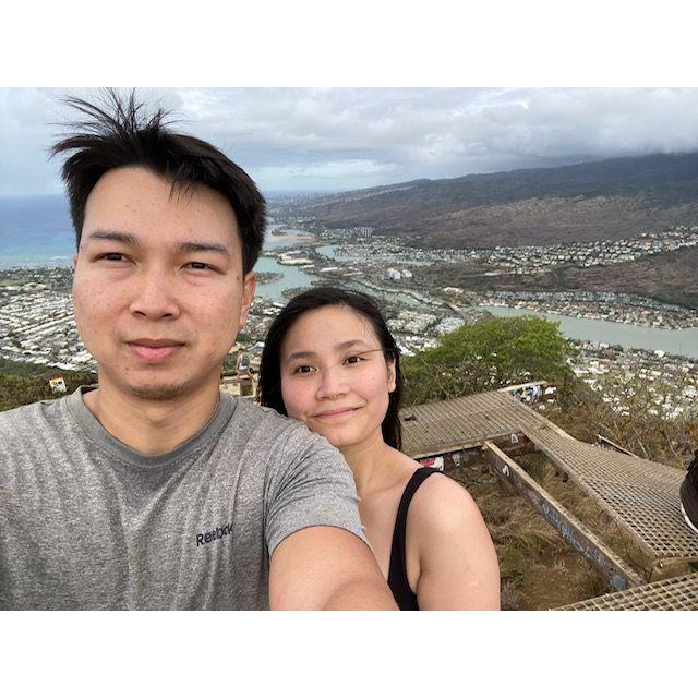 Top of Koko Head Hike where I proposed.