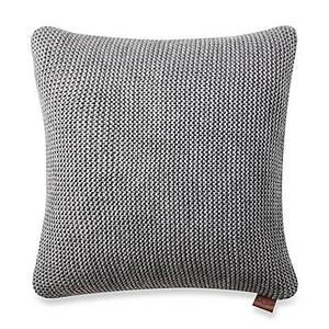 UGG&reg; Pebble Knit Square Throw Pillow in Granite