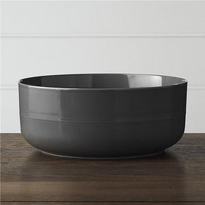 Hue Dark Grey Serving Bowl
