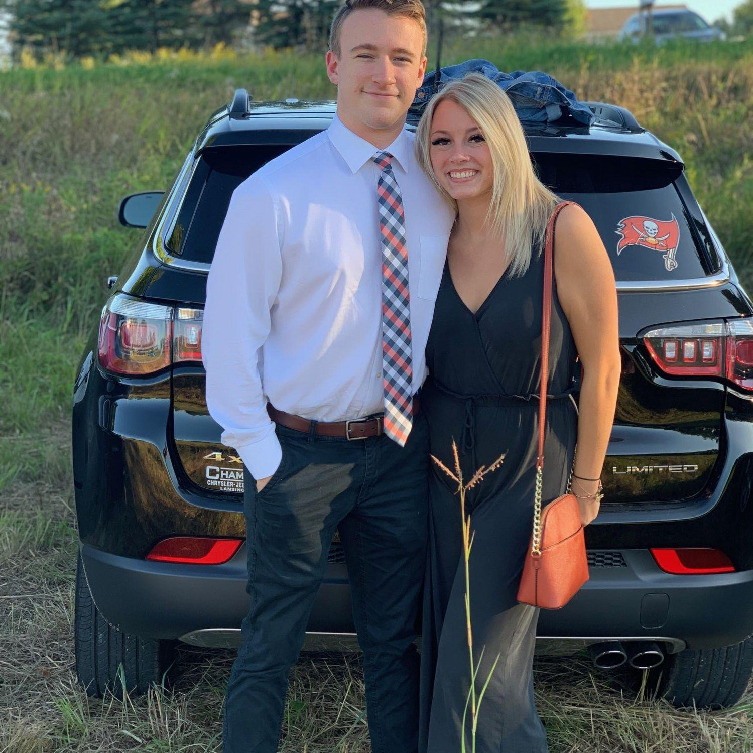Our first wedding together