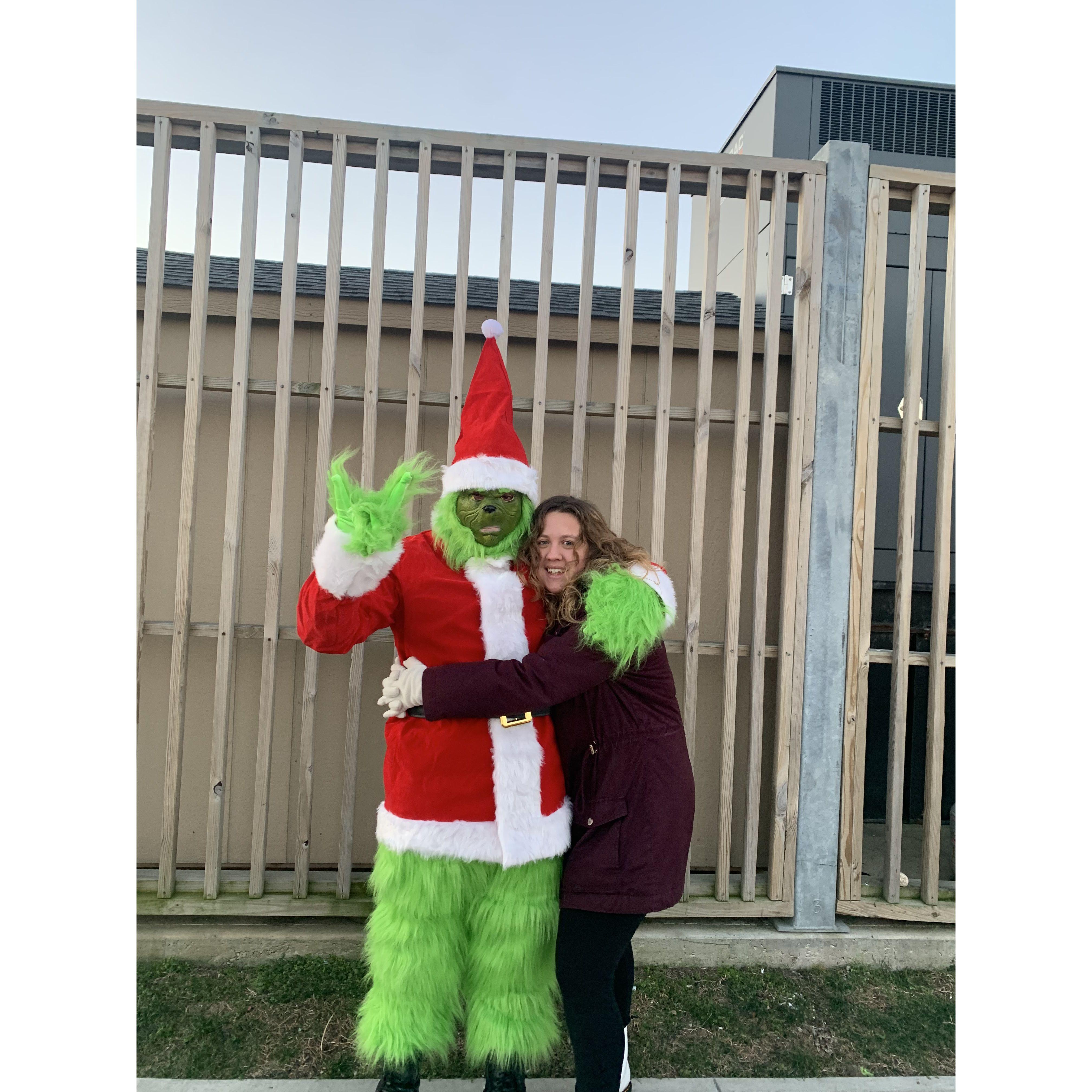 Sean as the grinch for work!