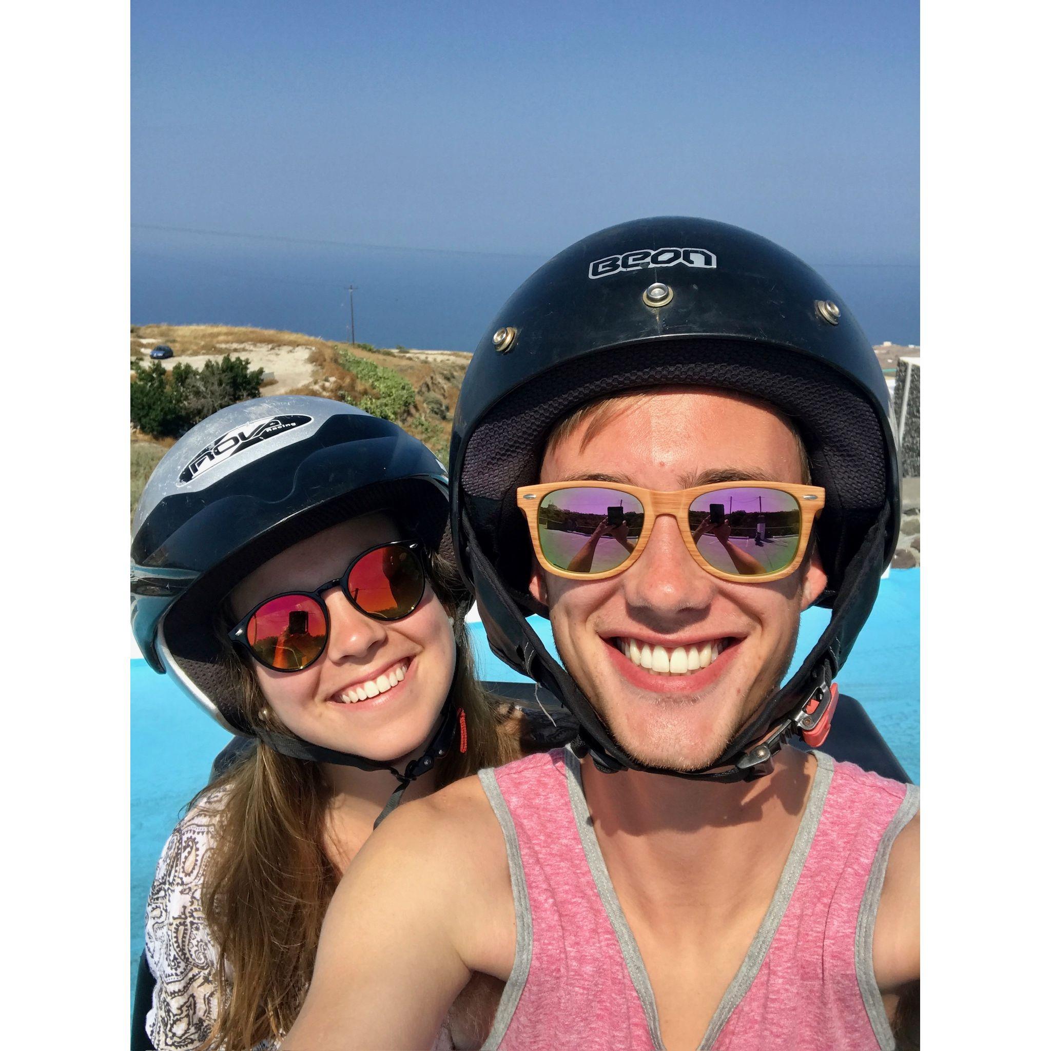 Rented a 4-wheeler for the day in Santorini, Greece - 2017