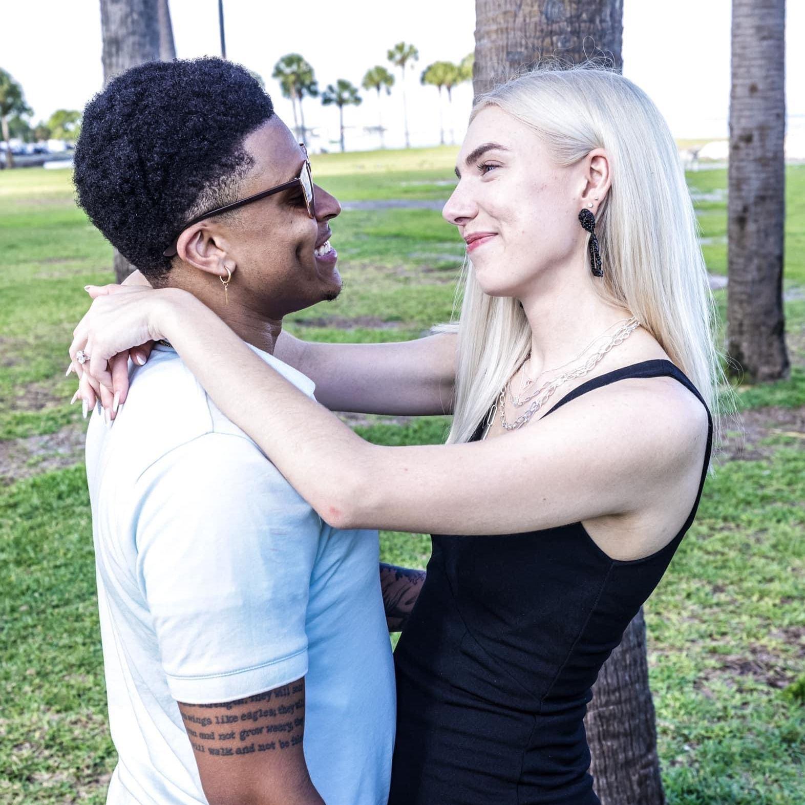 Proposal picture after she said "Yes"