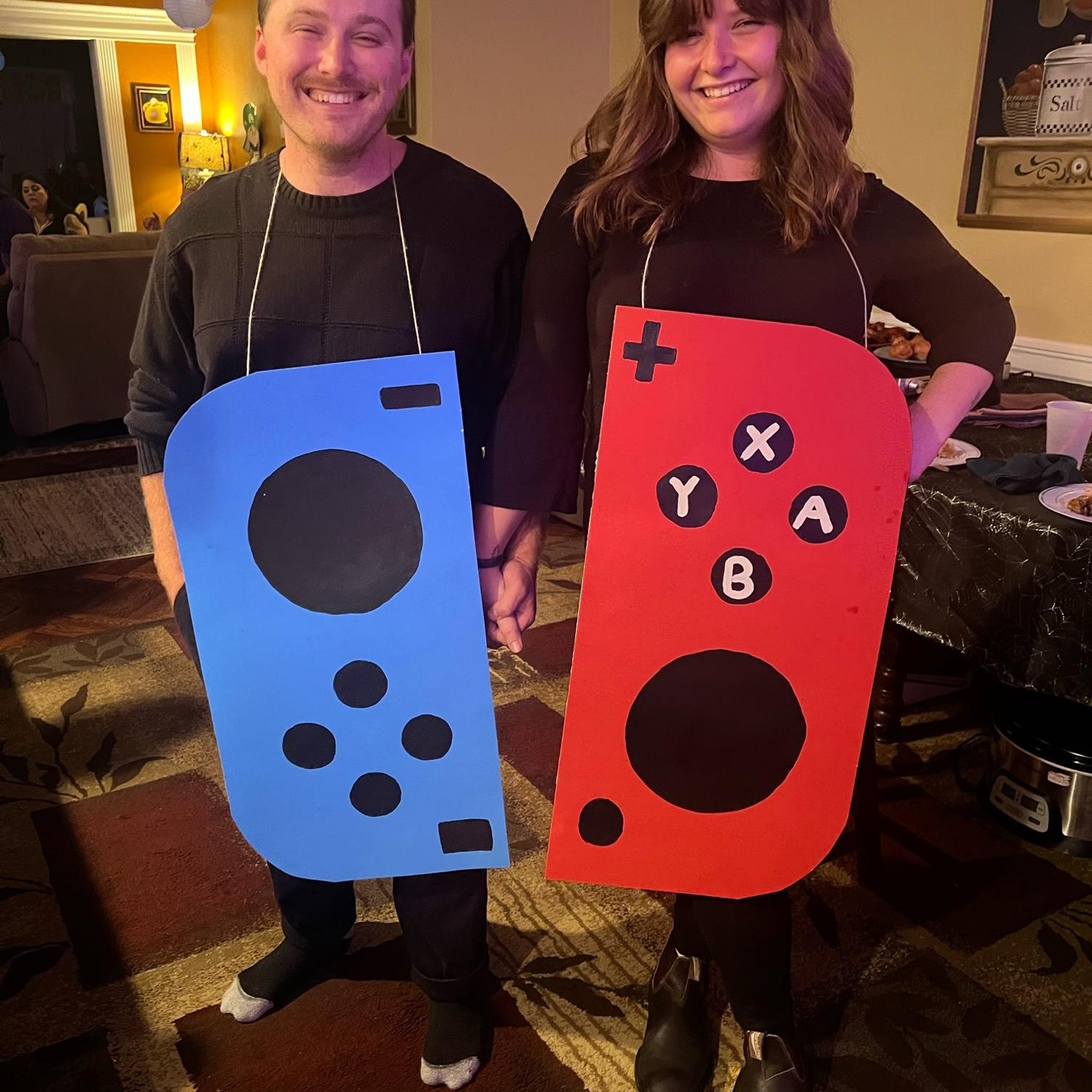 Nintendo Switch last minute Halloween costume.