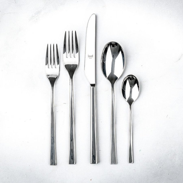 Atena Italian Stainless Steel 5-Piece Flatware Set - Mirror