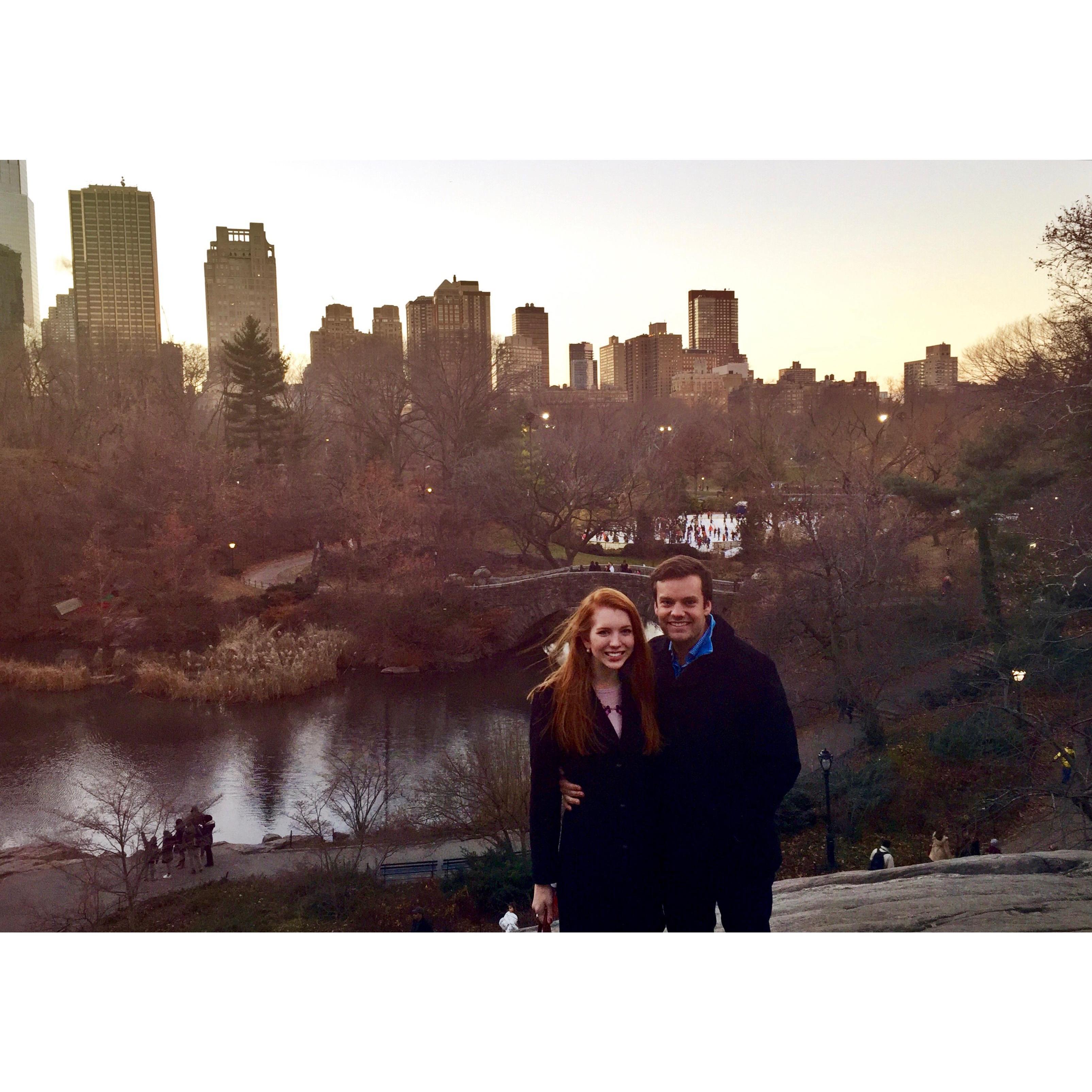 Chris took me to NYC the for the first time in 2014 :) I had no idea how much I'd love it (or that it would we would one day live there together!)