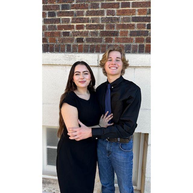 Our first formal event together. We attended a wedding in Brownwood!