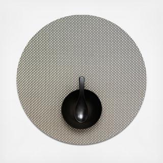 Basketweave Round Placemat, Set of 4