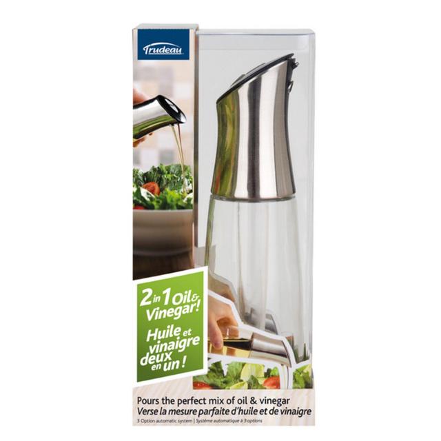 Trudeau Perfect Mix 2-in-1 Oil & Vinegar Bottle