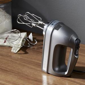 KitchenAid ® Silver 9-Speed Contour Hand Mixer