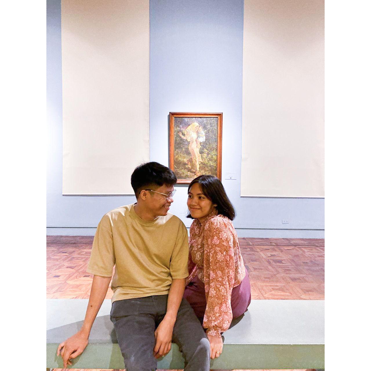 at the national museum…