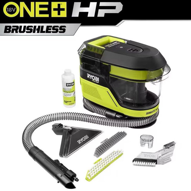 ONE+ HP 18V Cordless SWIFTClean Mid Size Spot and Carpet Cleaner (Tool Only)