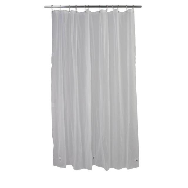 Three Magnets PEVA Shower Liner Frost - Bath Bliss
