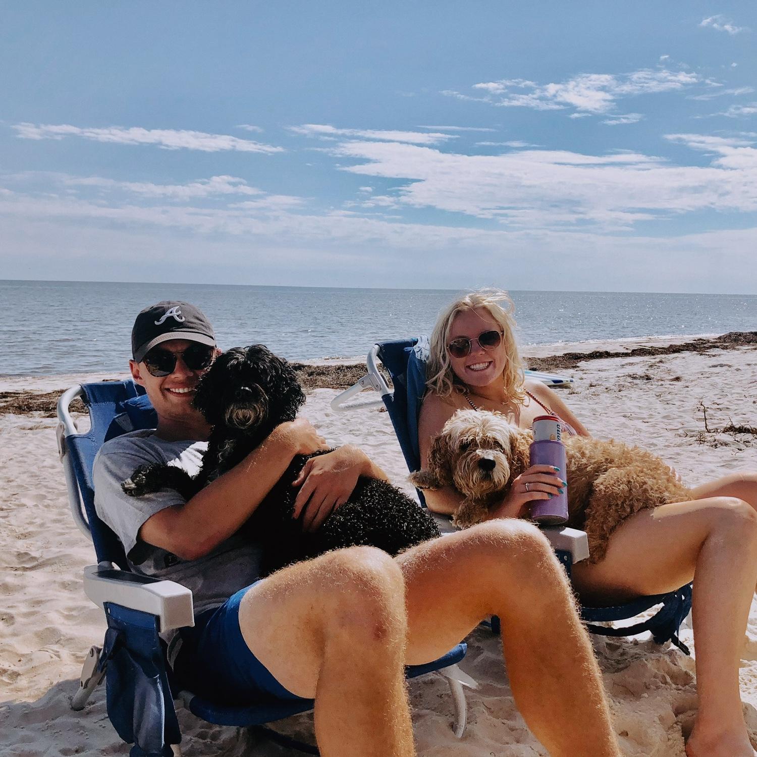 Beach trip to Alligator Point, FL in August 2021.