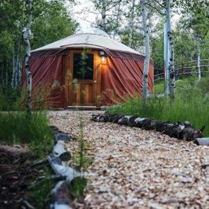 Overnight Yurt Stay on our Mini-Moon
