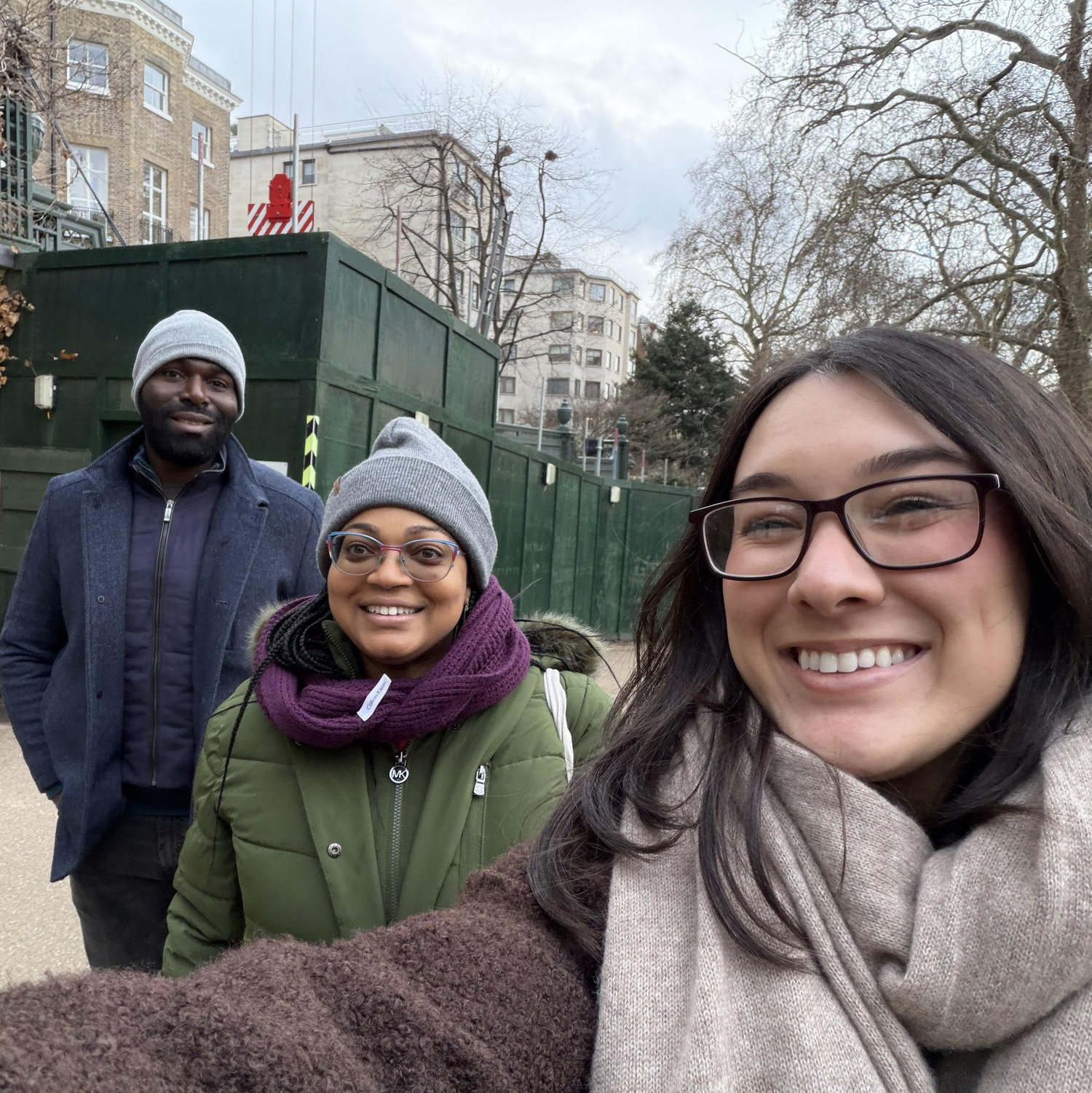 Walking around London