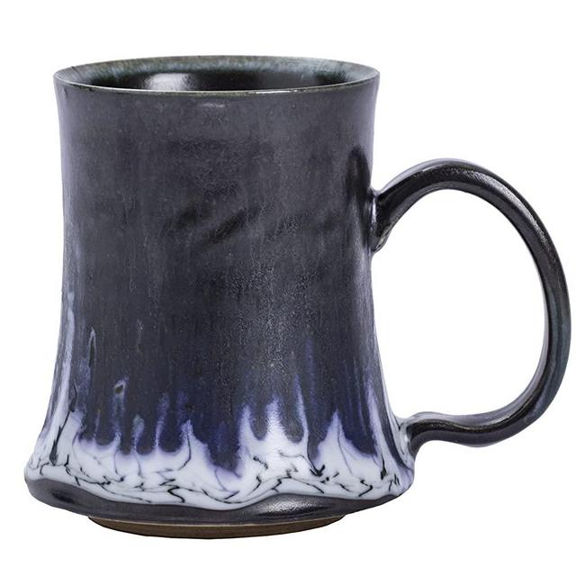 Vintage Handmade Coffee Mug,Artistic Ceramic Mug for Men,Creative Fancy Glazing Mug for Handmade Gifts Mug Lovers
