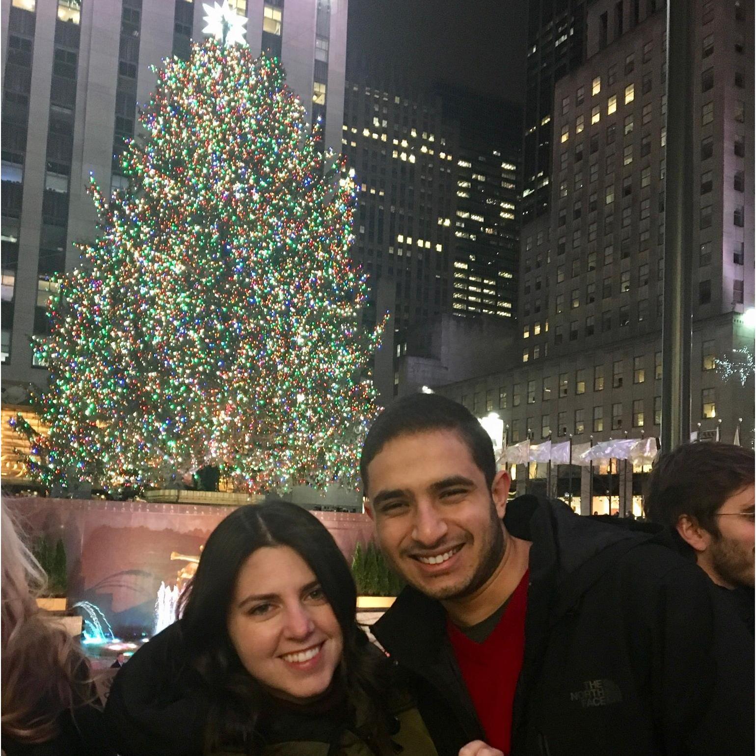 Our first obligatory Rockefeller Christmas Tree shot.