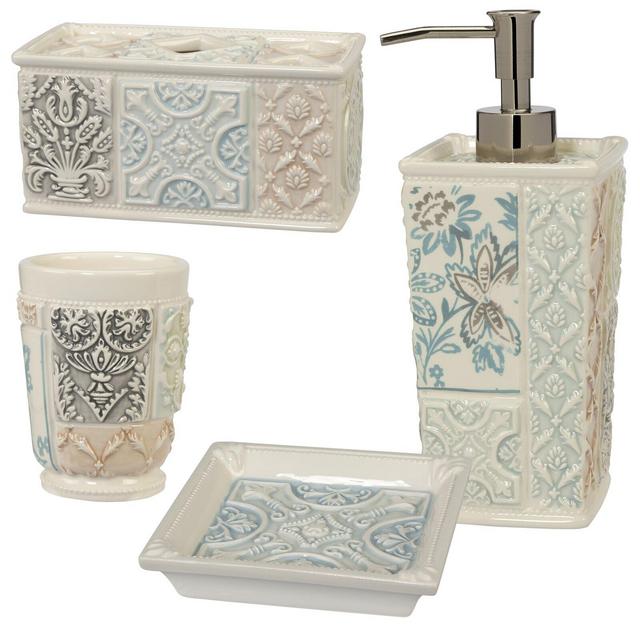 Edward 4 Piece Bathroom Accessory Set