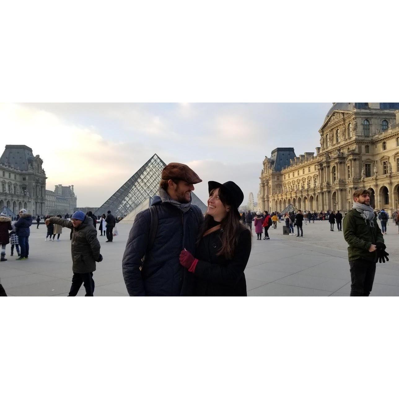 Genna's second trip to France, when we got engaged!