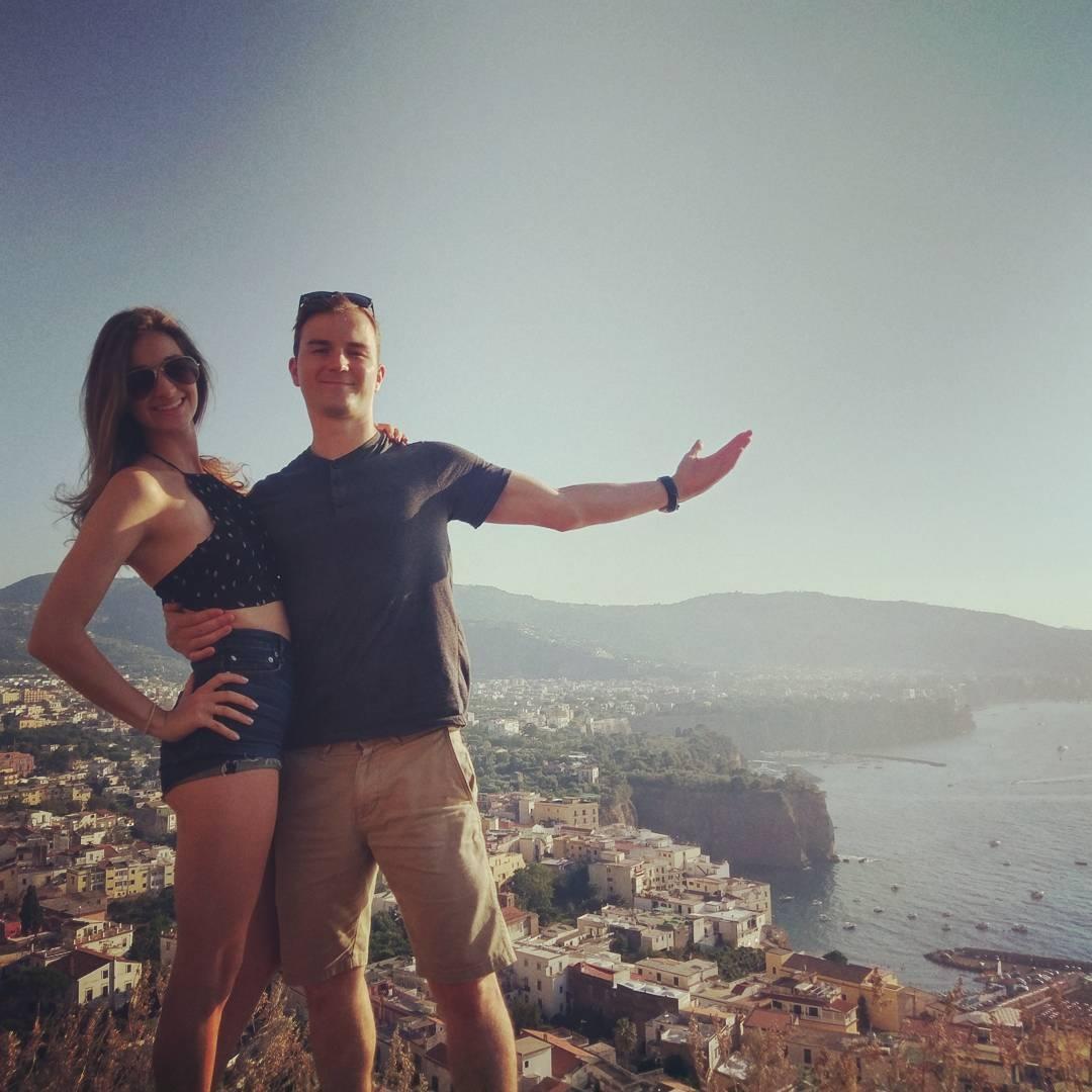 Exploring the Amalfi coast, Dima drove our giant Infiniti along the winding roads because Lisa's ID accidentally travelled back to DC without her.