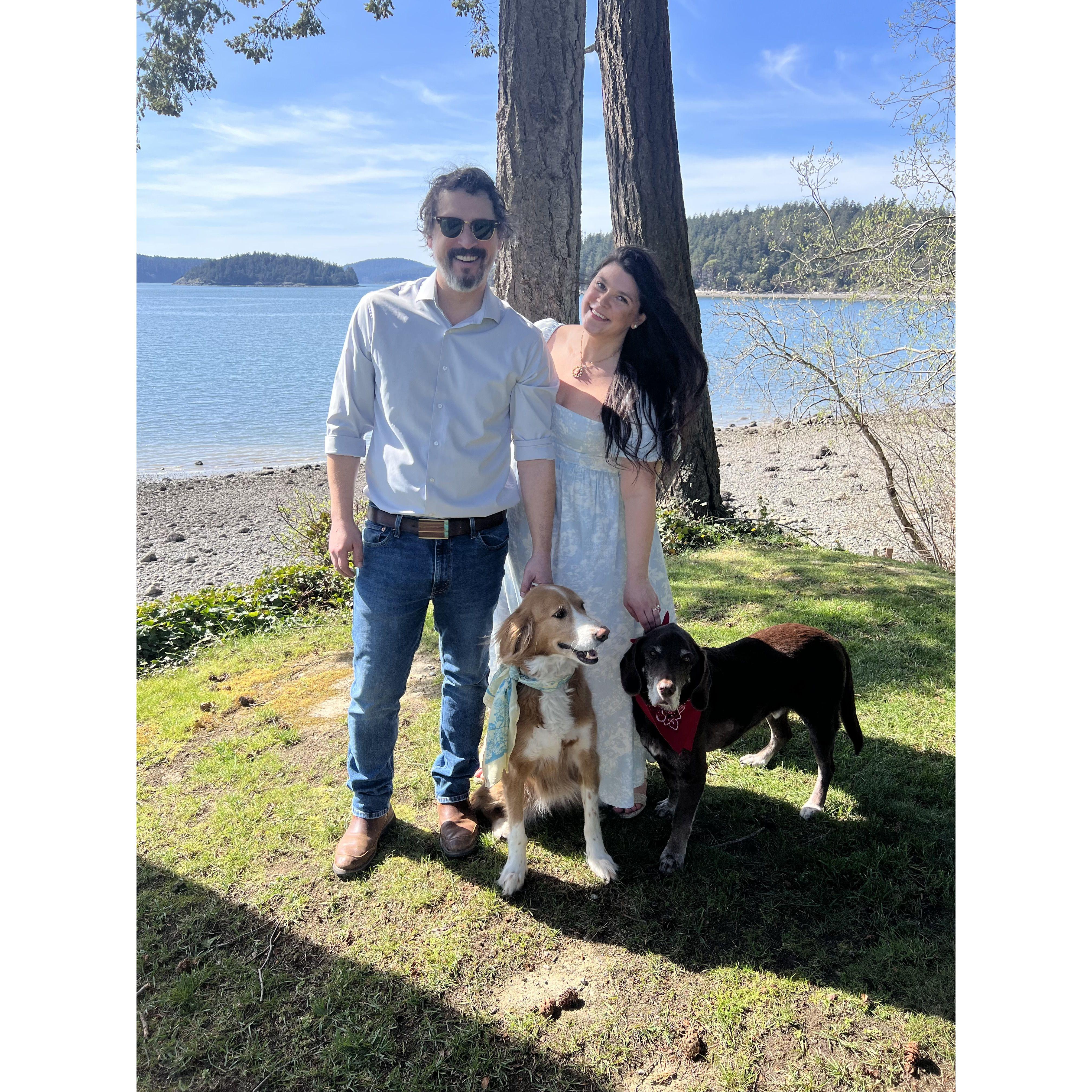 Last Easter at The Cabin with Pete and Ellie.