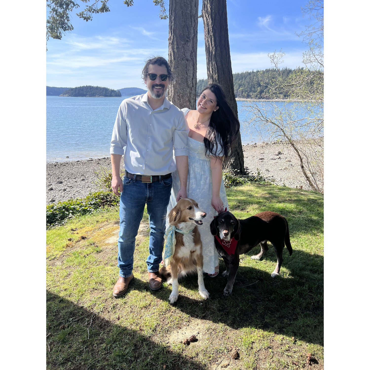 Last Easter at The Cabin with Pete and Ellie.