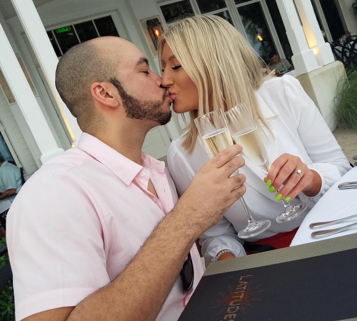 Celebrating at dinner with family!
Sunset Key, FL 11/18/18