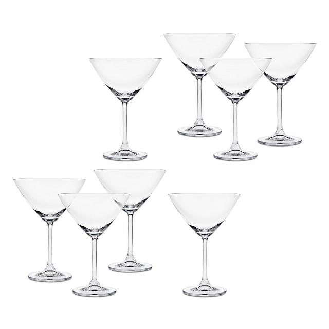 Godinger Meridian Martini Glasses, Set of 8