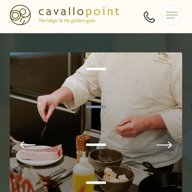 Cooking Class for 2 at Cavallo Point