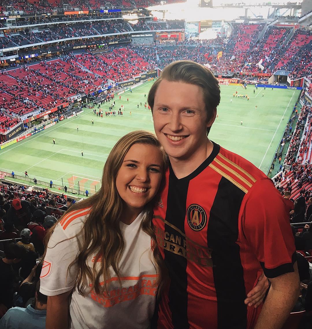 10/21/2018- Carter and Campbell’s first date night with Gamma Phi. Fitting that it was an Atlanta United game!