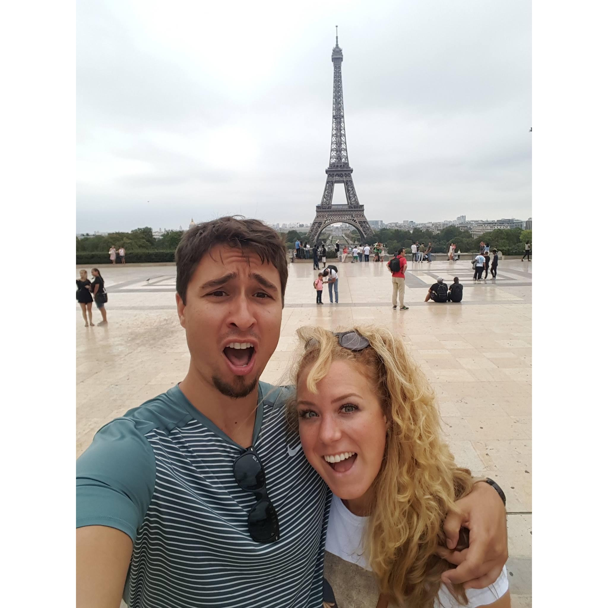 OMG we're in Paris!