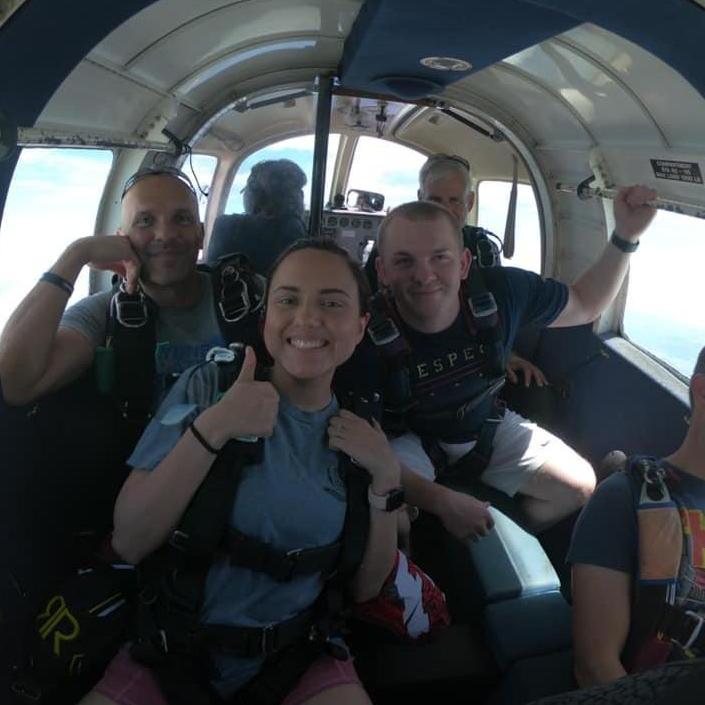 The time Chris and I jumped out of a perfectly good airplane