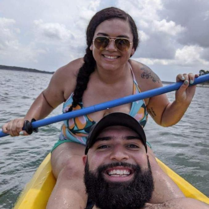 Kayaking on Belton Lake