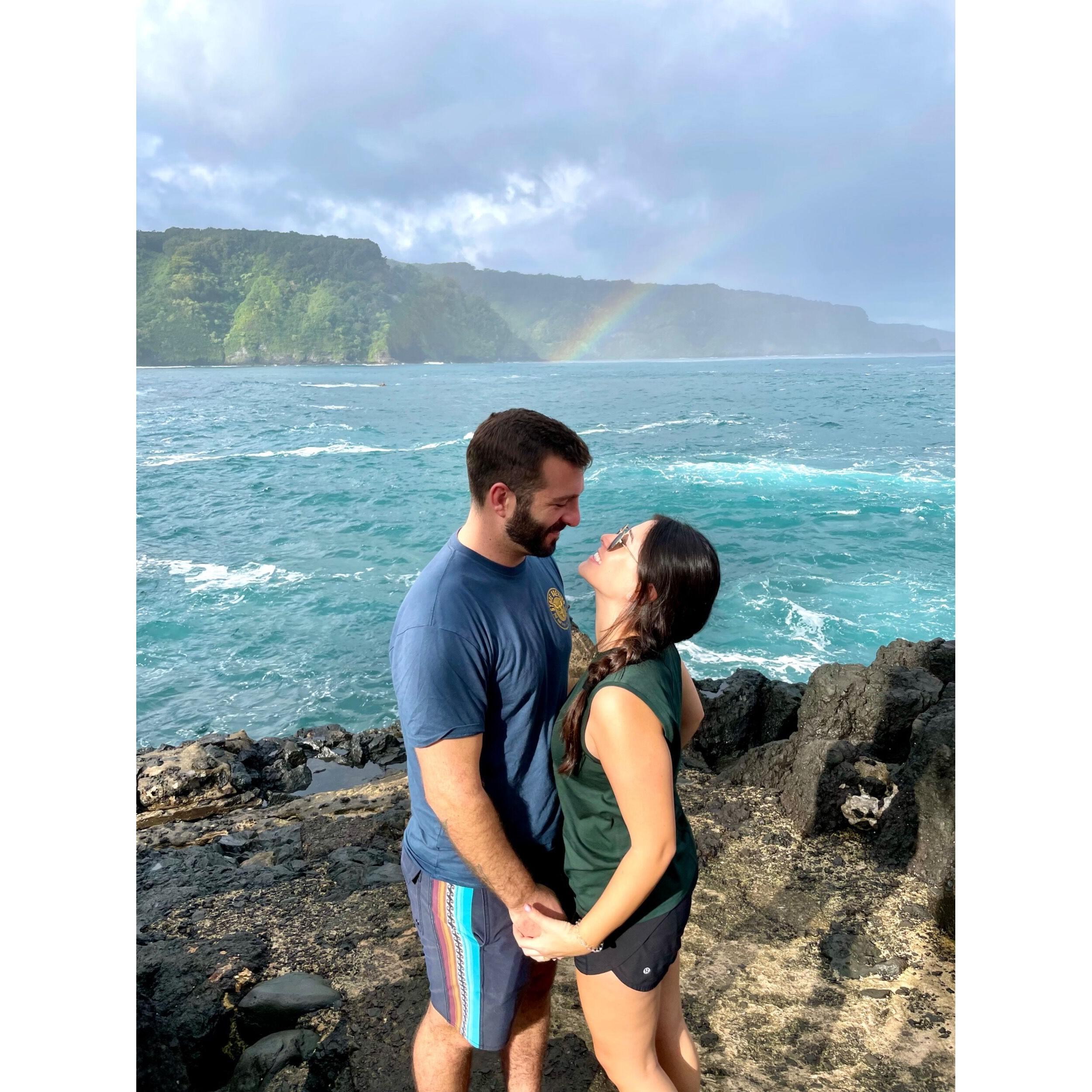 Our first Maui rainbow