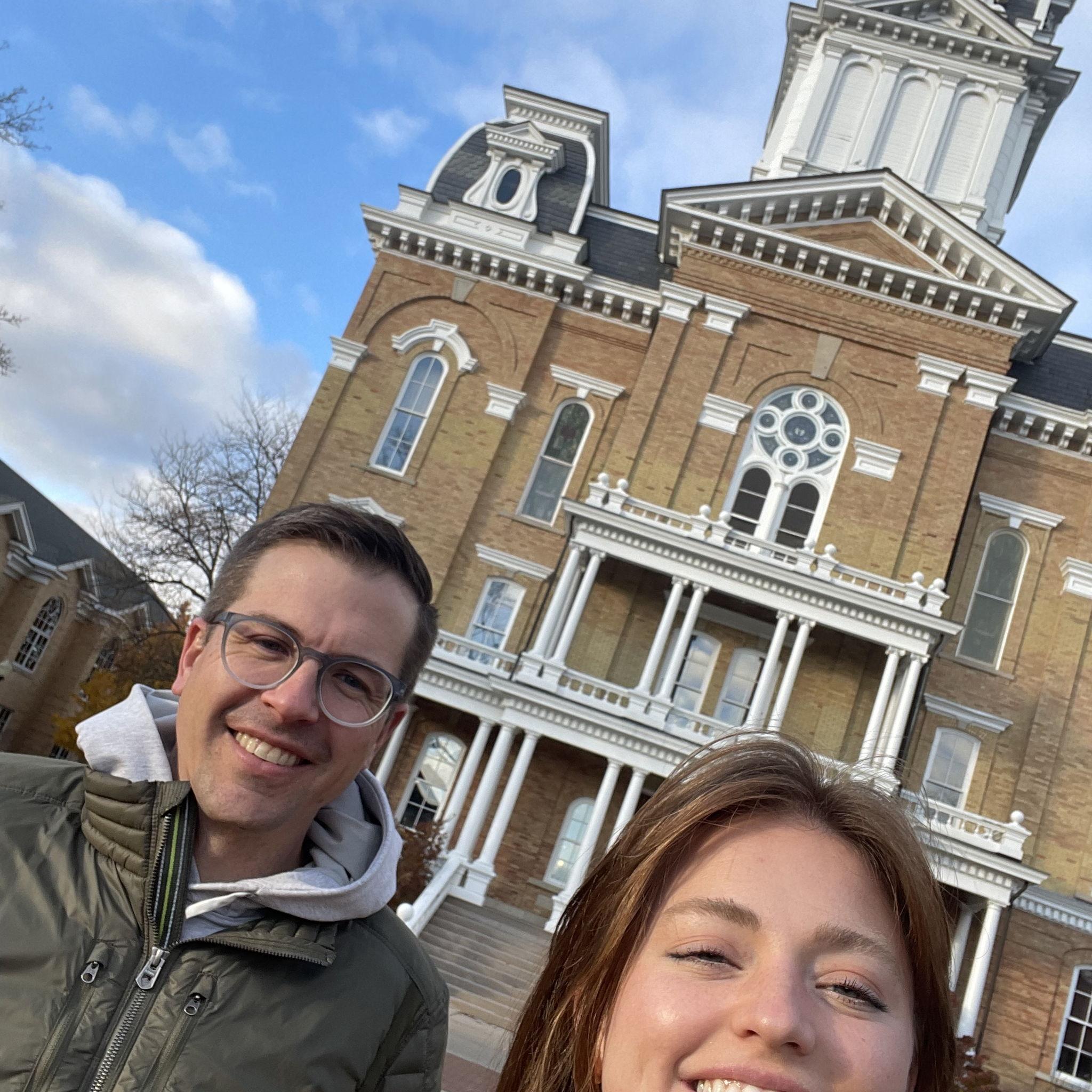 Gav's first visit to Hillsdale!