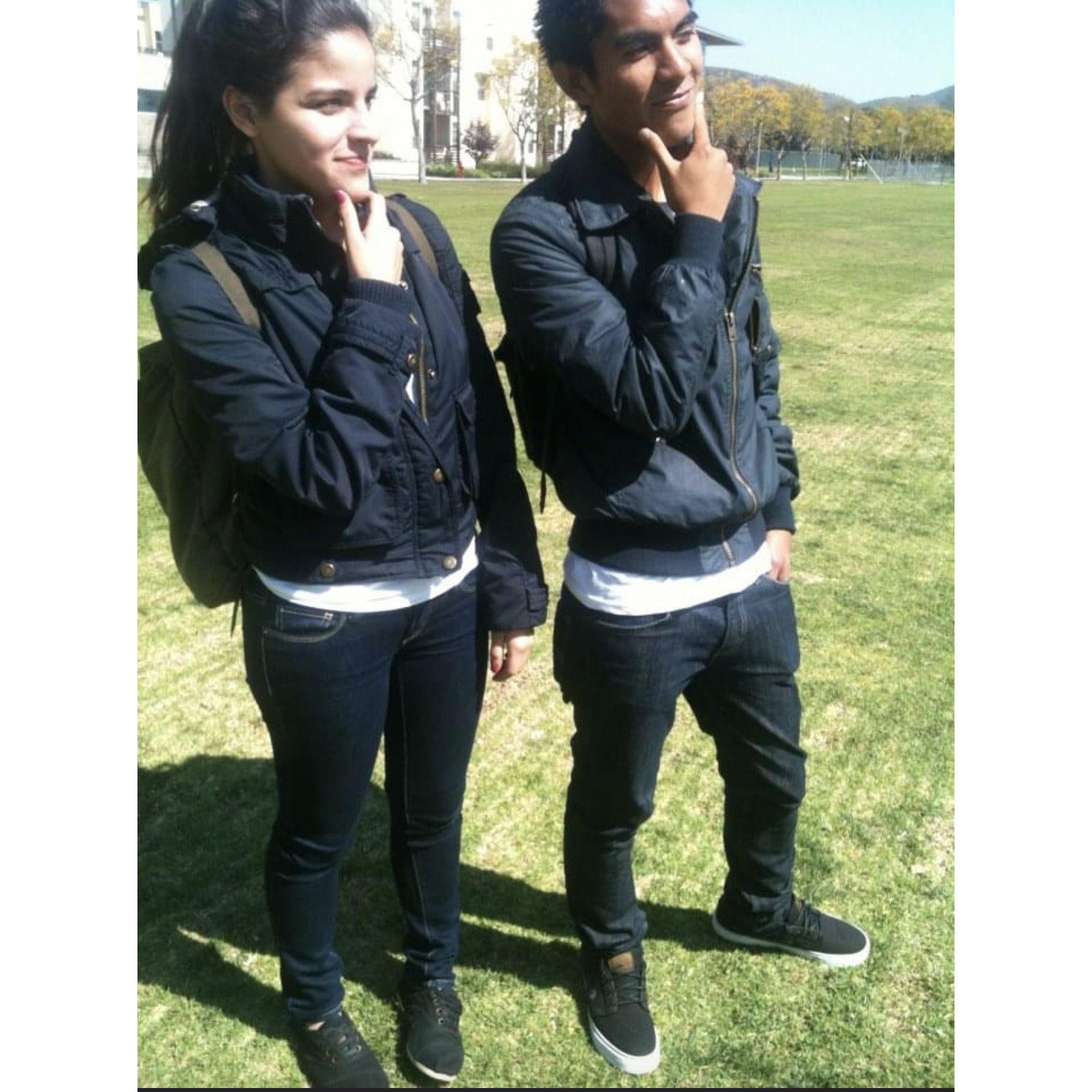 We were twins for twin day during iPoly senior year. (2012?)