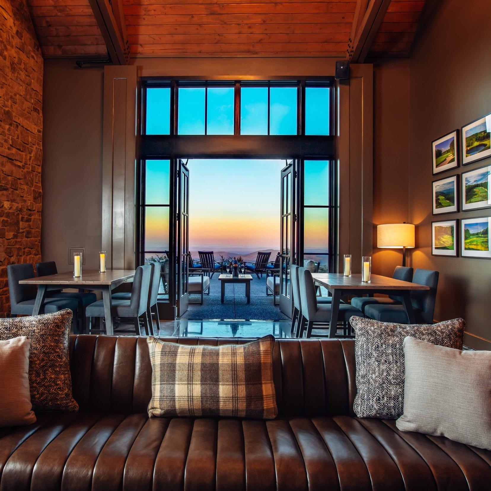 Dining lounge at The Creag