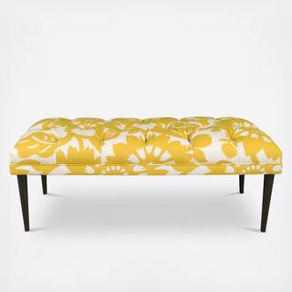Sungold Tufted Bench