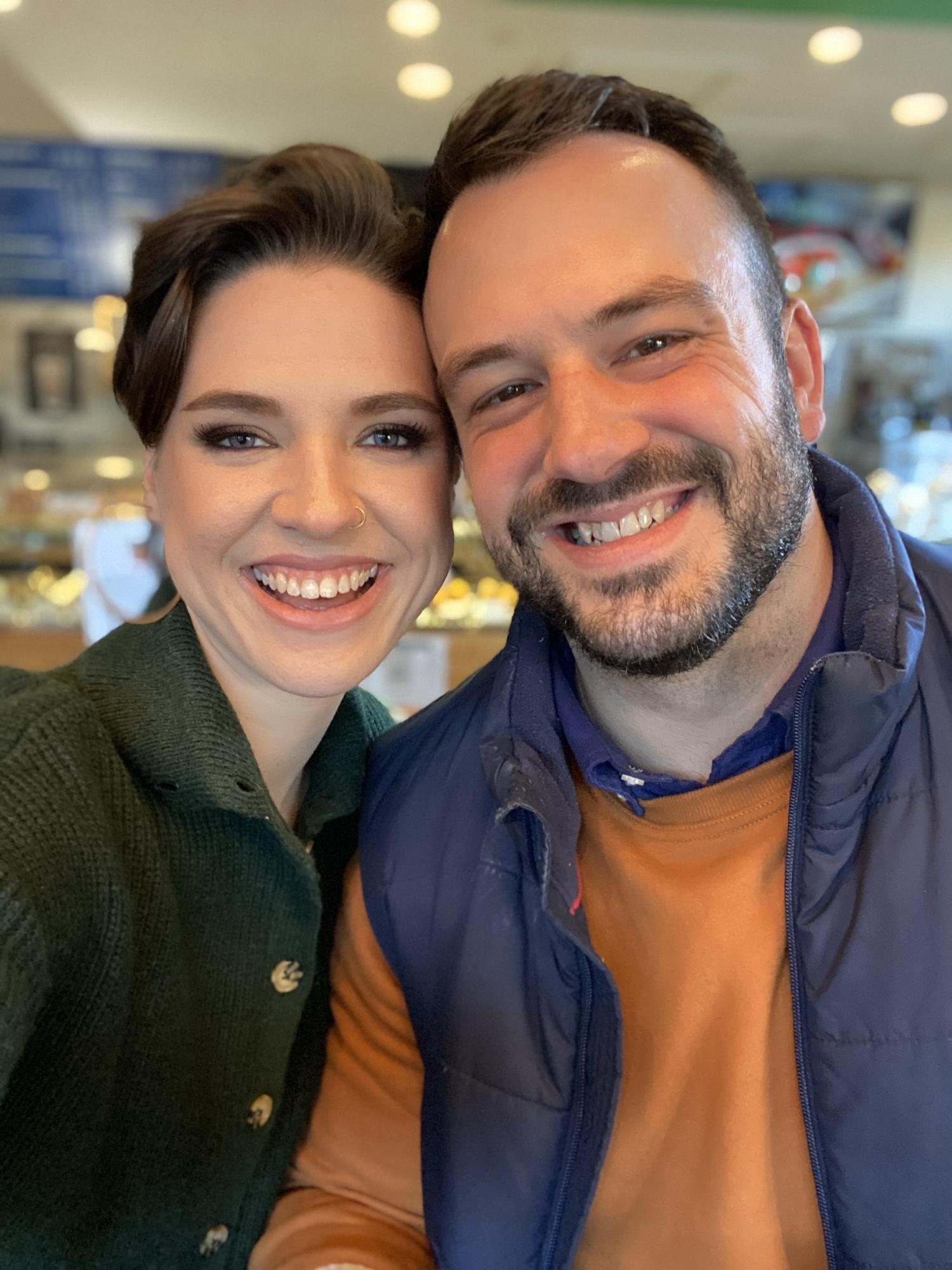 The best day, right after our first couples portraits at sunrise. We had so much fun. 😍