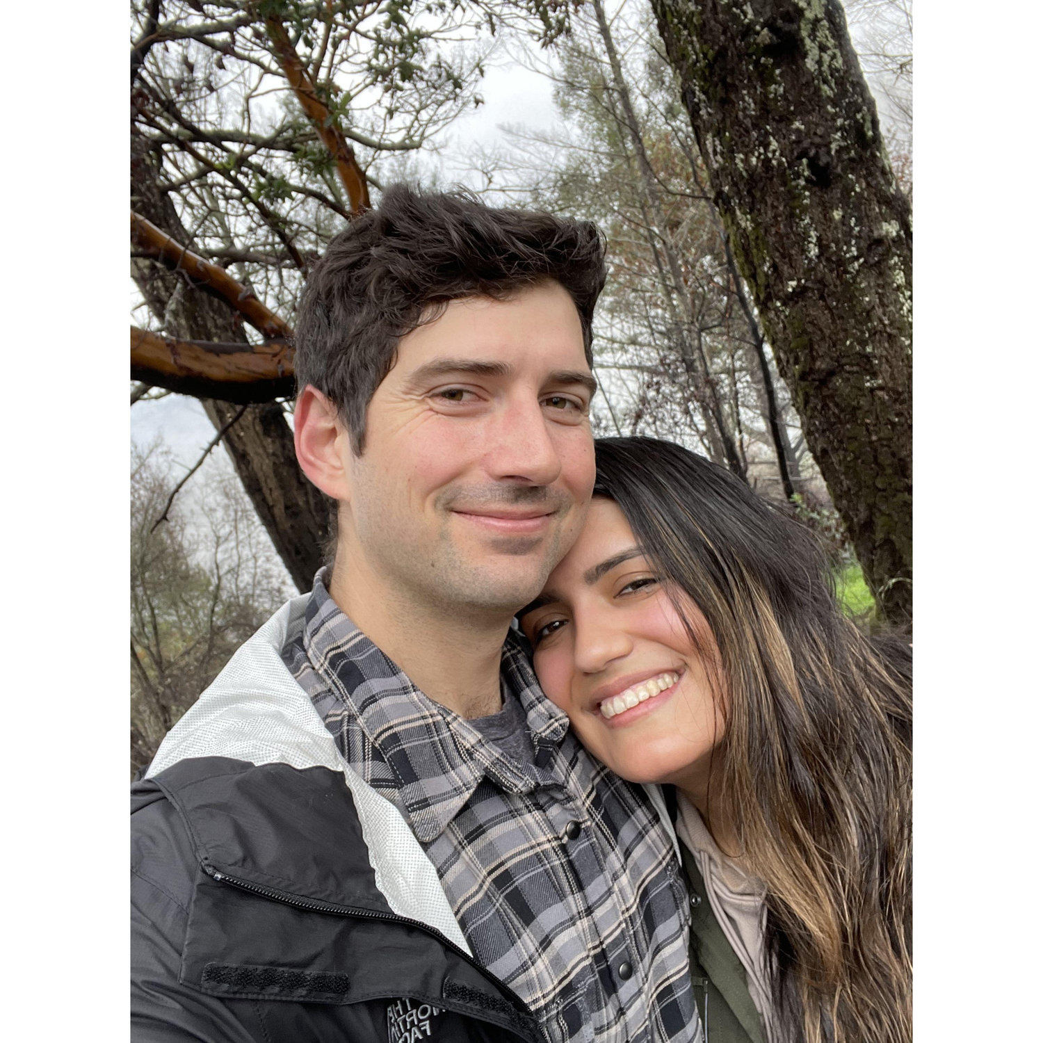 We got engaged on December 29th 2022 in Calistoga, CA. Chris took Allie on a rainy day hike in Bothe-Napa Valley State Park to ask her to marry him.