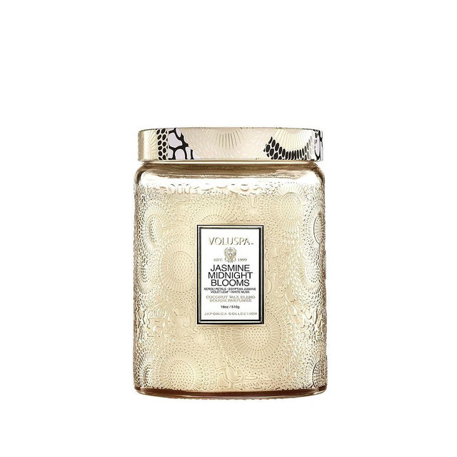 Japonica Collection Large - Jasmine Midnight Blooms by Voluspa for Unisex - 18 oz Candle