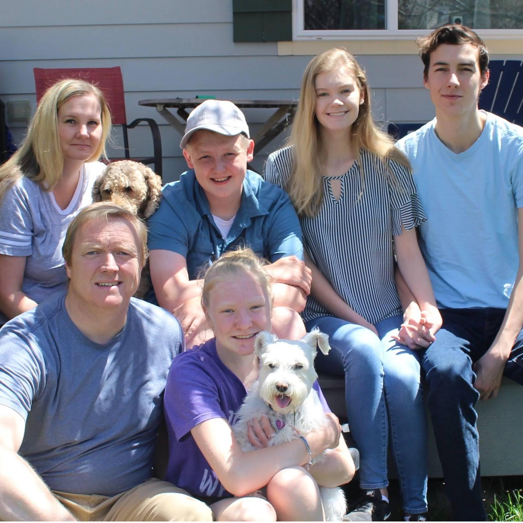 Hanging out with the Harding's in Colorado on one of our many trips! We love visiting family!