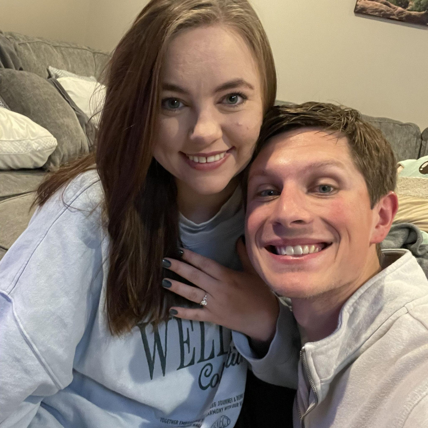 The day we got engaged!