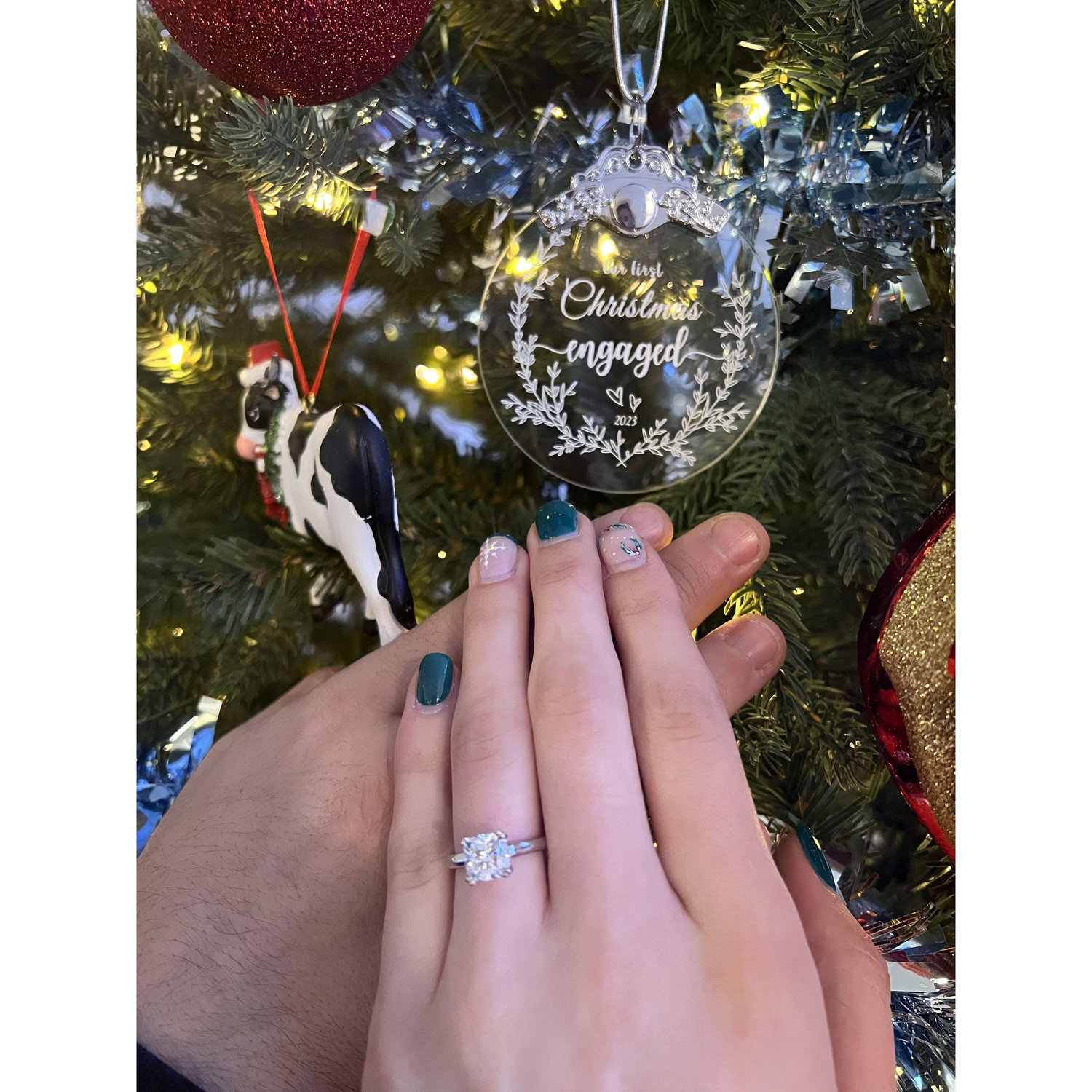 Our first Christmas engaged 2023